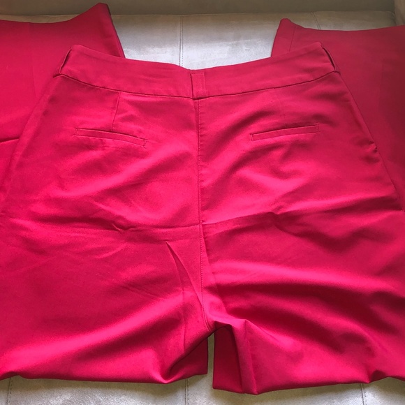 Kardashian Kollection Red Wide Leg Pant -12 - Picture 2 of 4